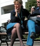 Candid Legs в Твиттере: "MILF Office Girl Sits Smoking As Sh